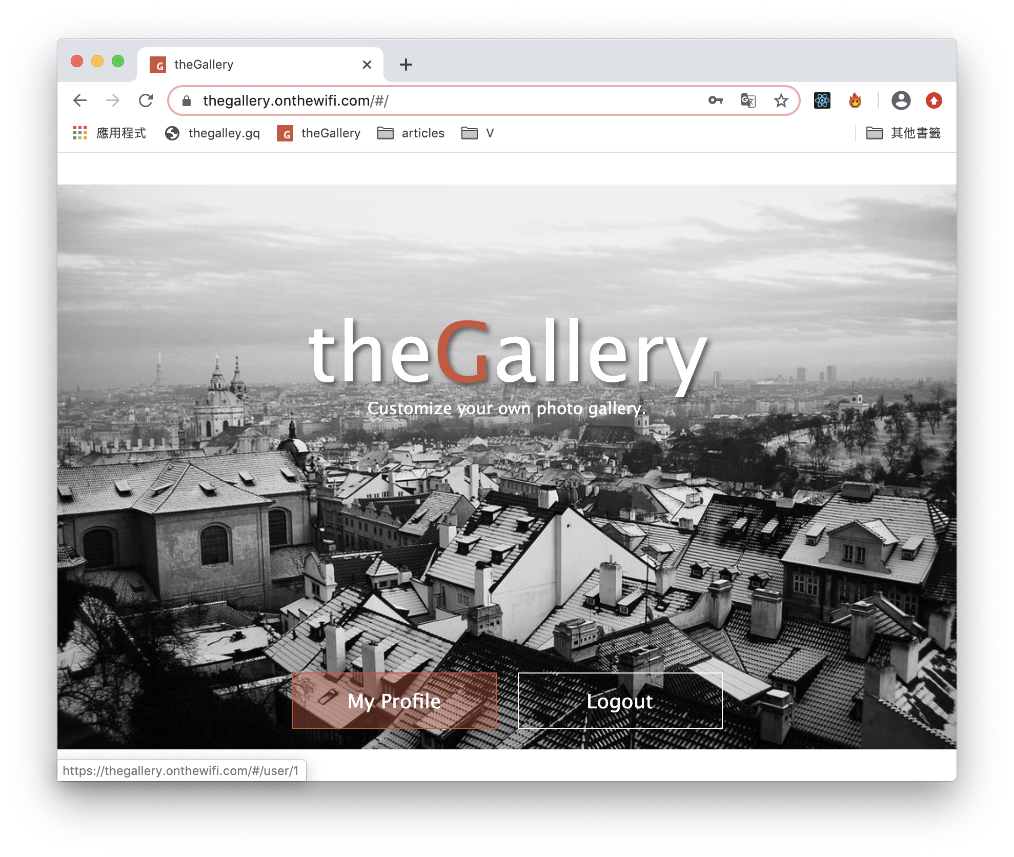 theGallery-homepage